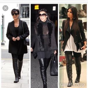 stuart weitzman flat knee high boots